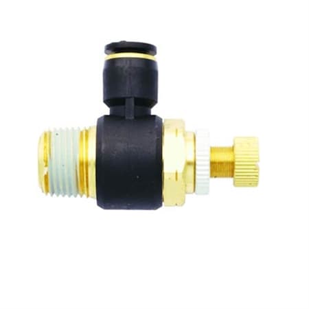 Milton Flow Contr Out, Tube 1/4" OD, 3/8" NPT 2214-3